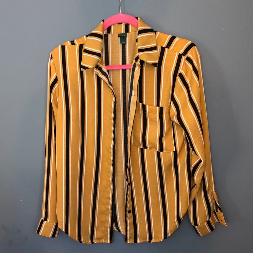 long sleeve button down